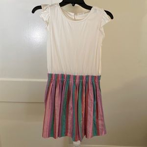 Girls JCrew metallic dress size L (10/12)